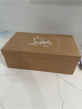 Christian Louboutin Shoe Box with White Logo